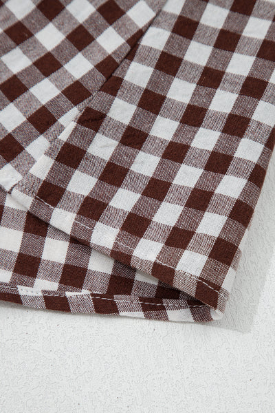 Gingham Zip Midi Sundress