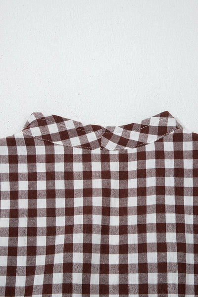 Gingham Zip Midi Sundress