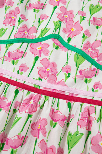 Blushing Meadow Midi Dress