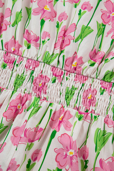 Blushing Meadow Midi Dress