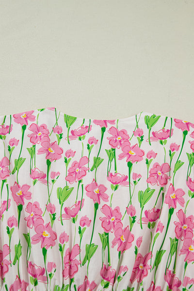 Blushing Meadow Midi Dress