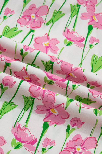 Blushing Meadow Midi Dress