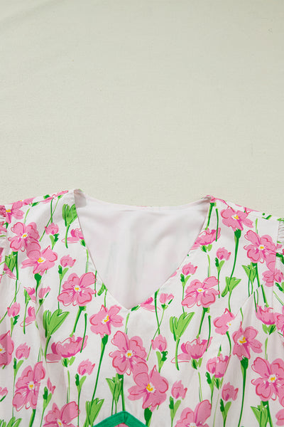 Blushing Meadow Midi Dress