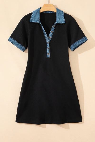 Midnight Rodeo Henley Dress