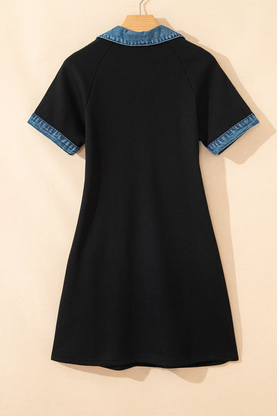 Midnight Rodeo Henley Dress