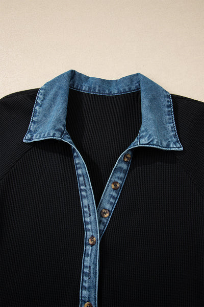 Midnight Rodeo Henley Dress
