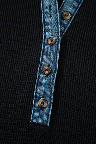 Midnight Rodeo Henley Dress