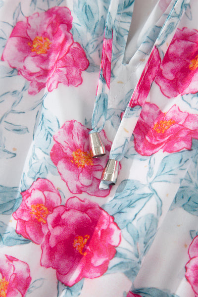 Rosalie Bloom Smocked Midi Dress