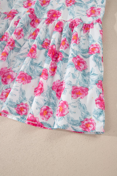 Rosalie Bloom Smocked Midi Dress