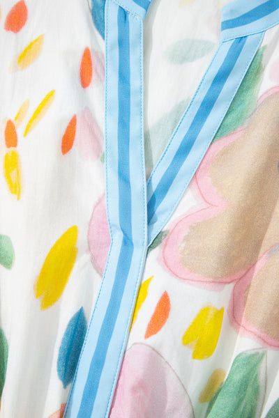 Sunlit Garden Breeze Midi Dress