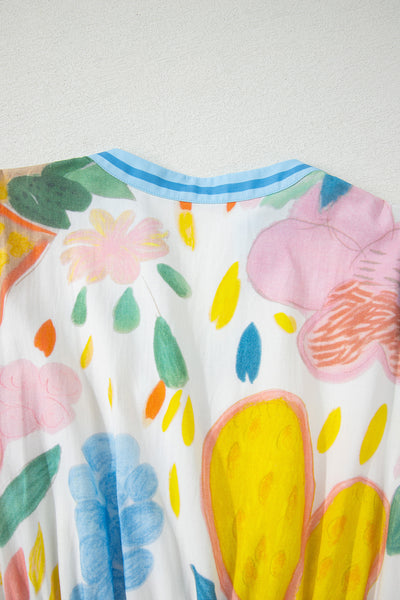 Sunlit Garden Breeze Midi Dress