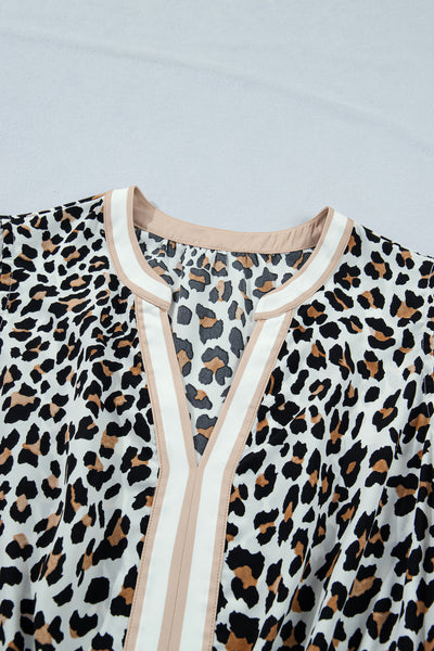 Untamed Elegance Leopard Maxi Dress