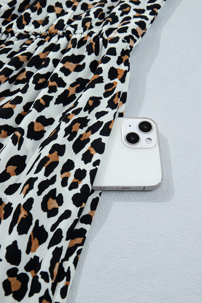 Untamed Elegance Leopard Maxi Dress