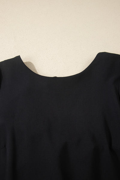 Midnight Bow Affair Mini Dress