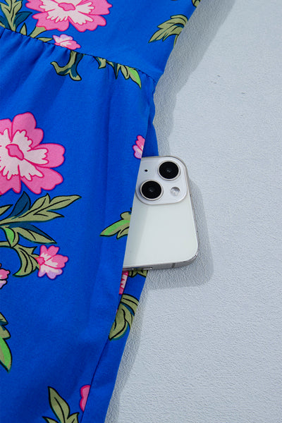 Midnight Bloom Swing Dress