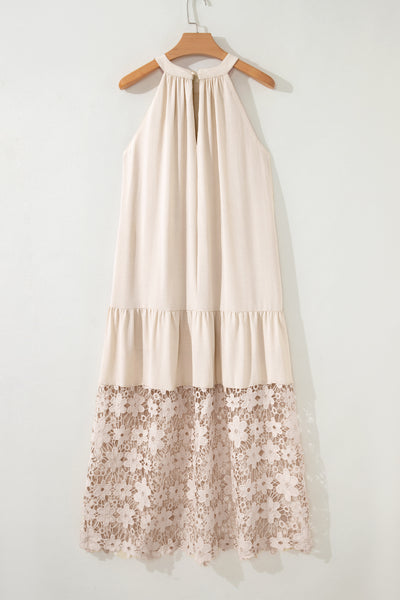 Ivory Bloom Lace Whisper Dress