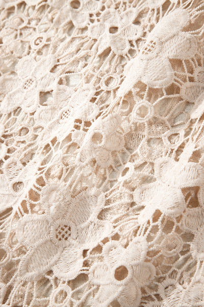 Ivory Bloom Lace Whisper Dress