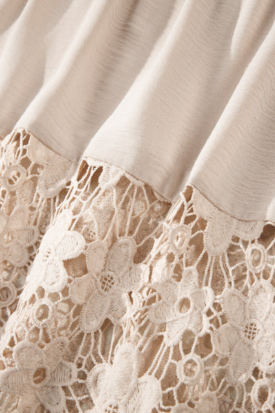 Ivory Bloom Lace Whisper Dress