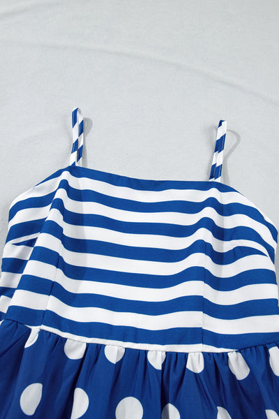 Santorini Seaside Charm Maxi Dress
