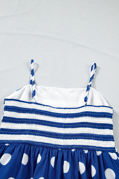 Santorini Seaside Charm Maxi Dress