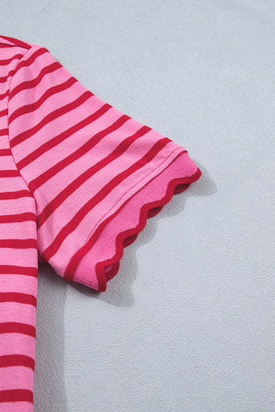 Sweet Stripe Stroll Maxi Dress