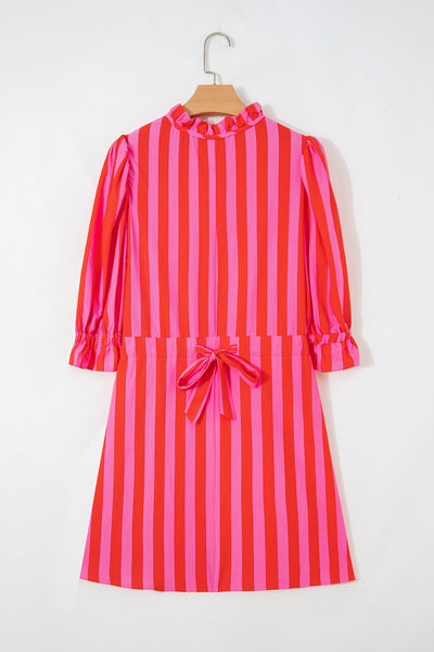 Pink Lemonade Lane Stripe Dress
