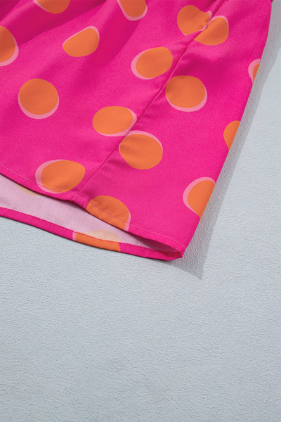 Pink Lemonade Polka Dot Midi Dress
