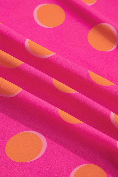 Pink Lemonade Polka Dot Midi Dress