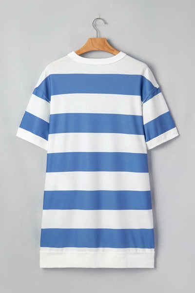 Blue Harbor Striped T-Shirt Dress