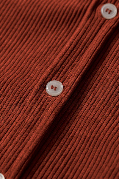 Autumn Hearth Corduroy Shirt Dress