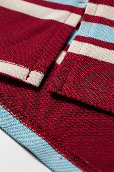Varsity Spirit Stripe Polo Dress