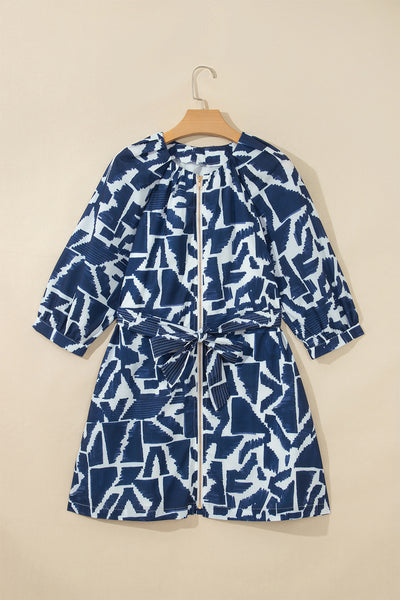 Coastal Canvas Zip Waist Dress