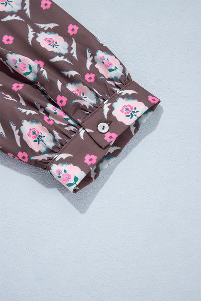 Autumn Keepsake Floral Maxi Dress