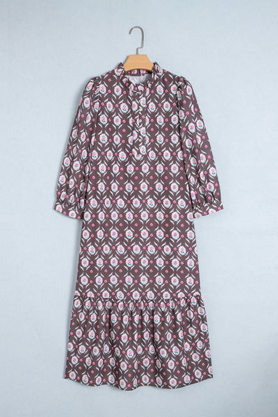 Autumn Keepsake Floral Maxi Dress