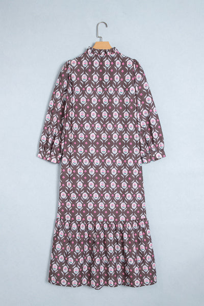 Autumn Keepsake Floral Maxi Dress