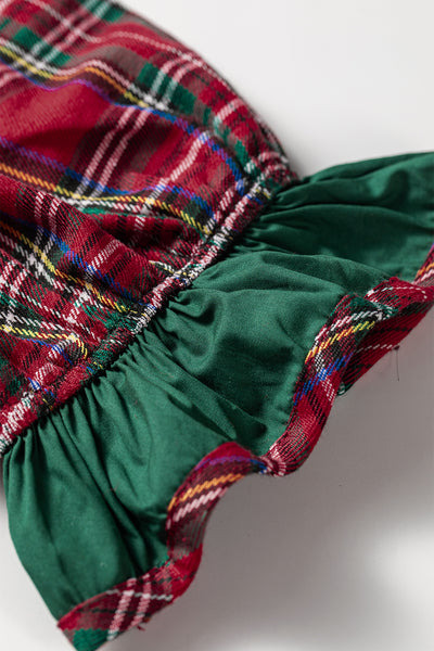 Holly Manor Plaid Ruffle Shirt Dress
