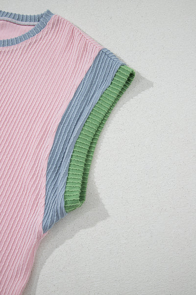 Pastel Ribbed Lounge Set