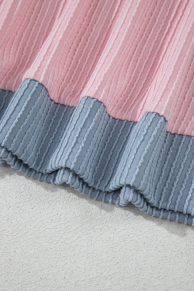 Pastel Ribbed Lounge Set