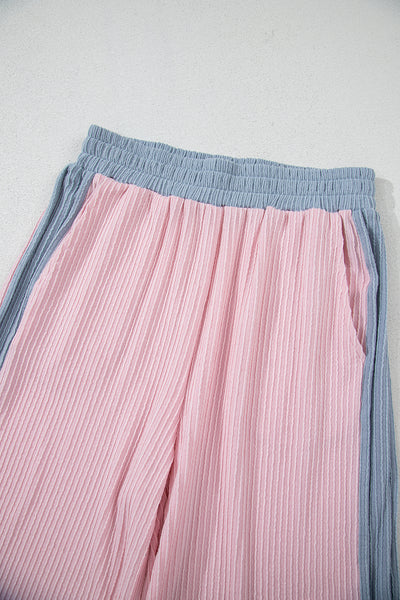 Pastel Ribbed Lounge Set