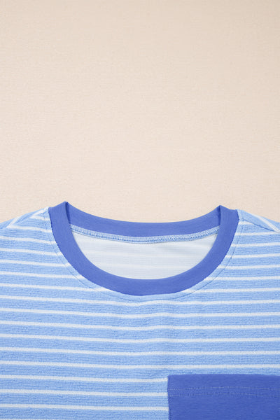 Bluebell Breeze Stripe Lounge Set