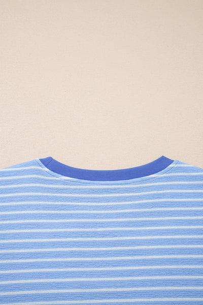 Bluebell Breeze Stripe Lounge Set