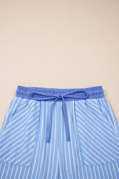 Bluebell Breeze Stripe Lounge Set