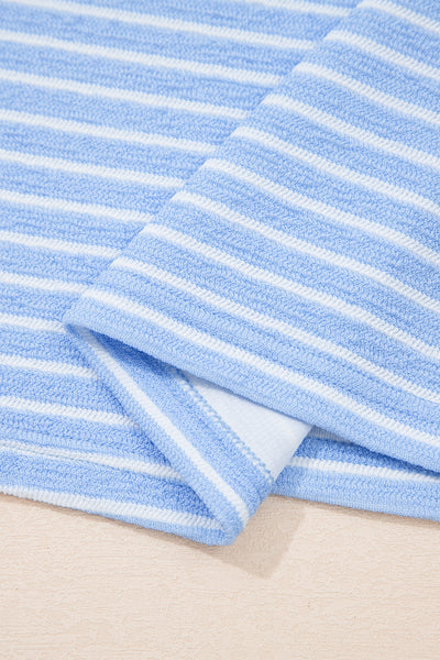Bluebell Breeze Stripe Lounge Set
