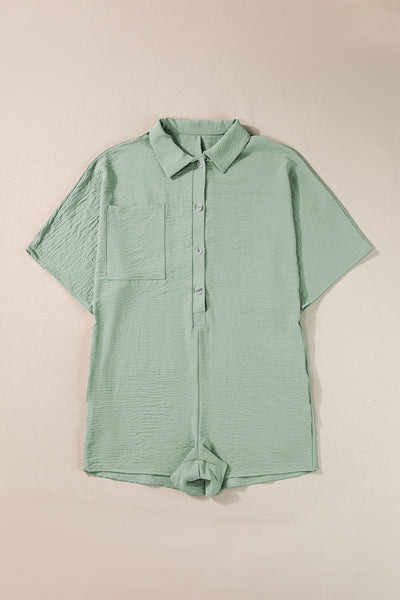 Sage Breeze Relaxed Romper