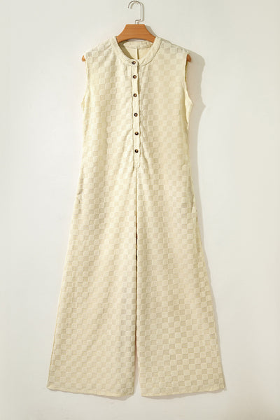 Check Luxe Jumpsuit