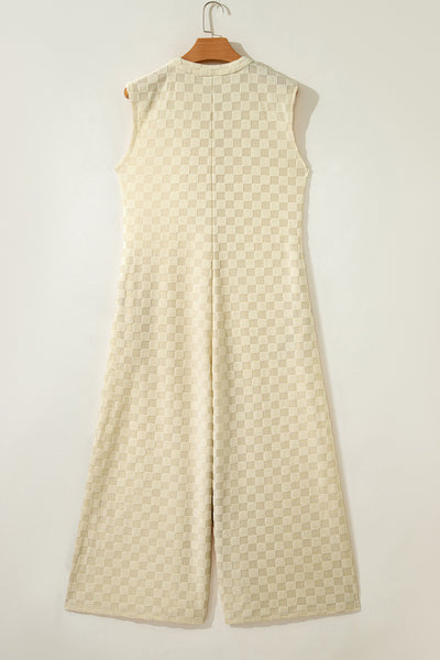 Check Luxe Jumpsuit