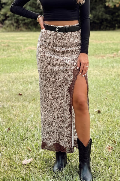 Wild Whisper Lace Maxi Skirt