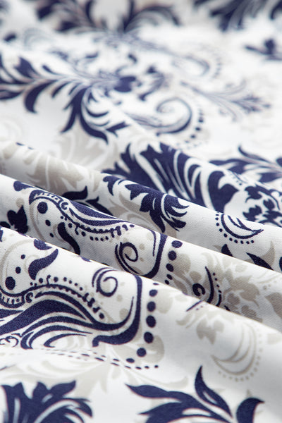 Santorini Stroll Printed Maxi Skirt