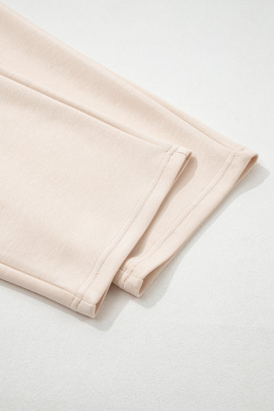 Ivory Bloom Eyelet Joggers