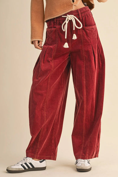 Crimson Trail Corduroy Barrel Pants